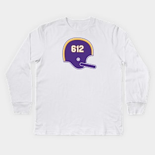 Minnesota Vikings 612 Helmet Kids Long Sleeve T-Shirt
